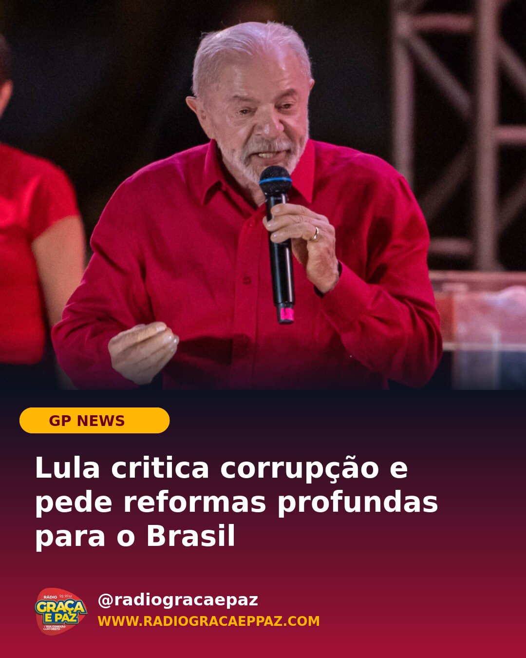 📢 Lula critica corrupção e pede reformas profundas para o Brasil Em uma contundente declaração durante um encontro com e