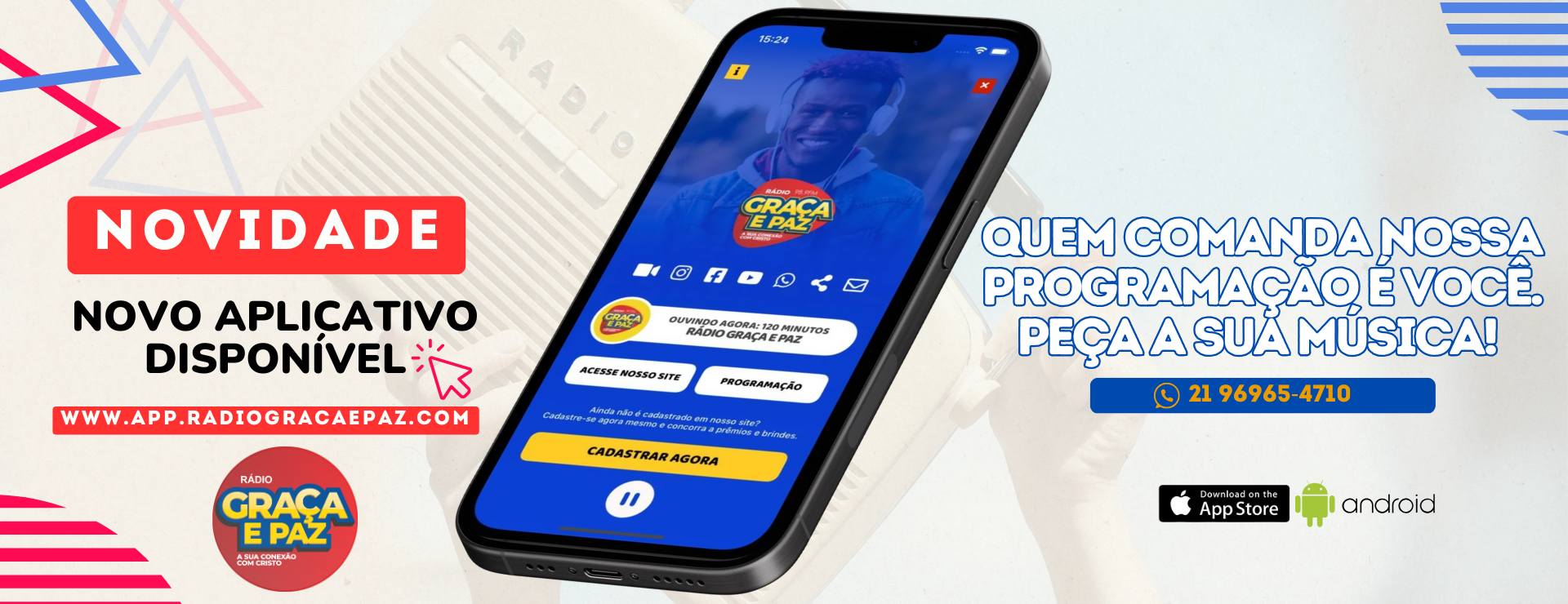 Banner Graça e Paz