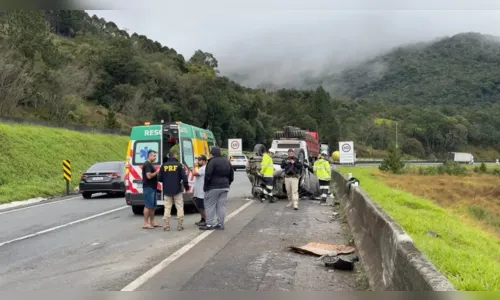 
						
							Dunga, ex-técnico da seleção, sofre grave acidente na BR-116
						
						