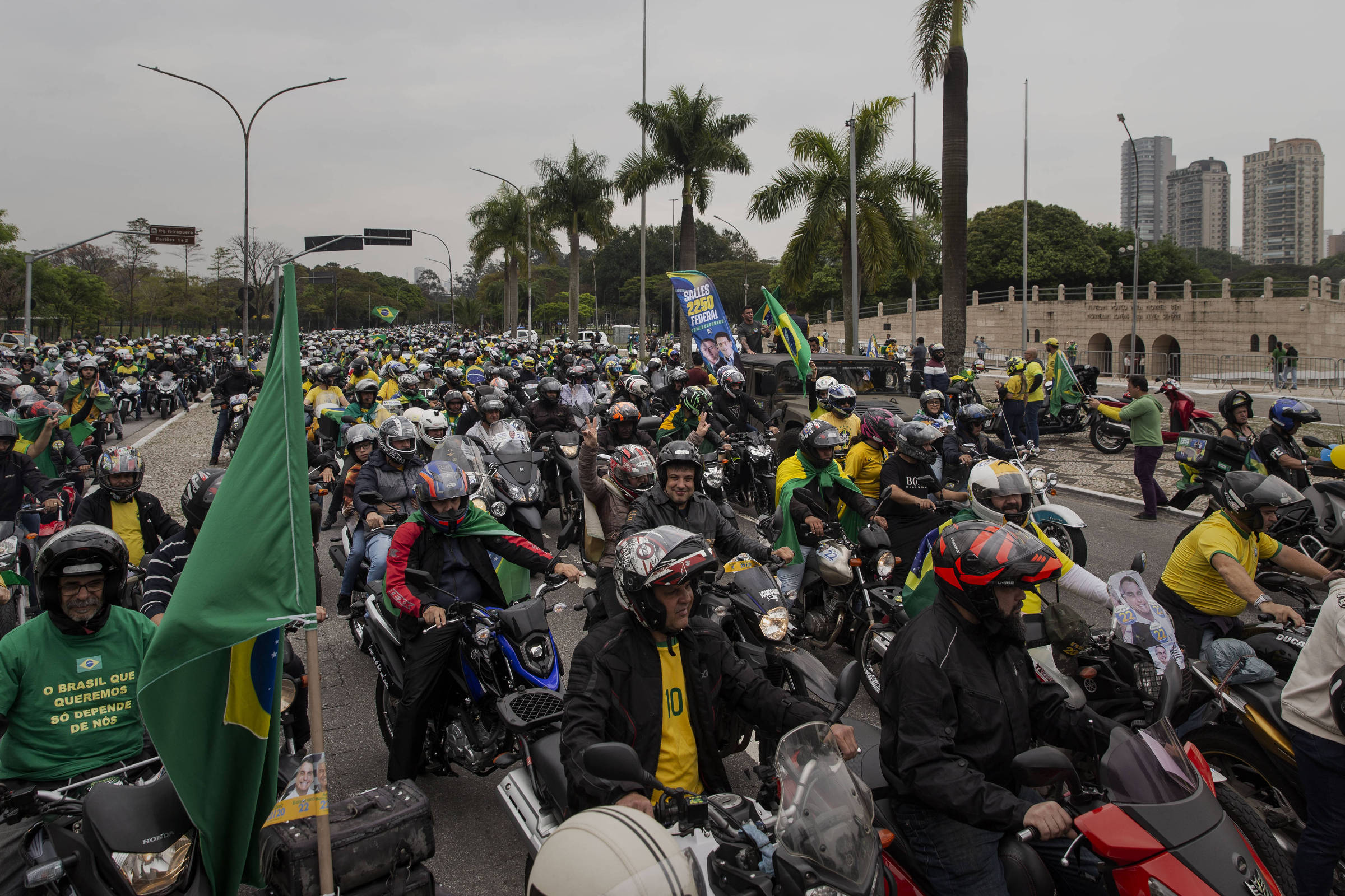 Movimento faz ato contra STF com motociata sem Bolsonaro – 12/07/2024 – Painel