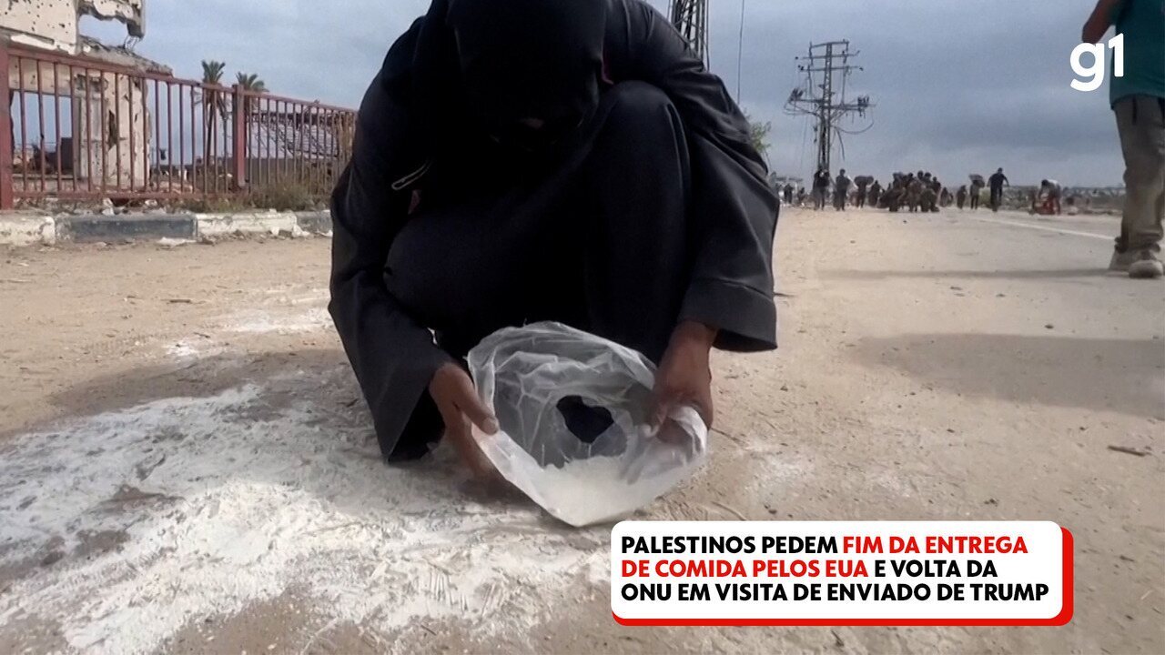 Palestinos pedem fim da entrega de comida pelos EUA e volta da ONU