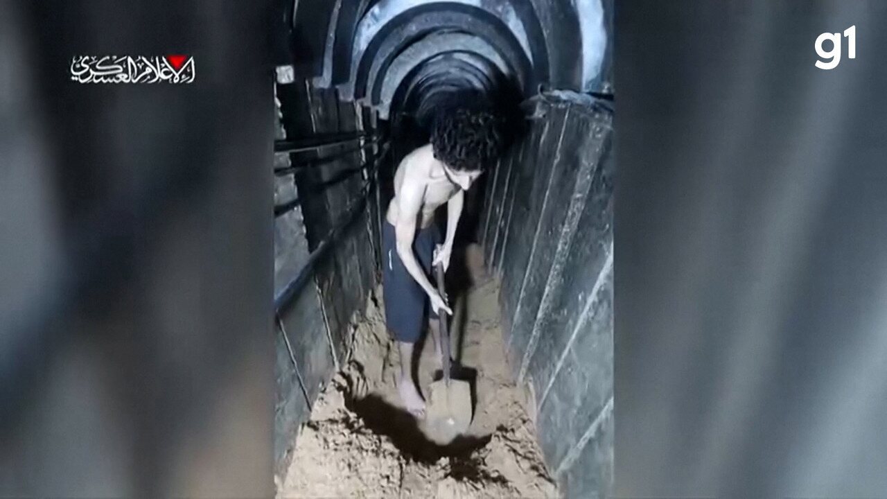 'Cavando minha própria cova' em túnel de Gaza – refém israelense é visto em novo vídeo