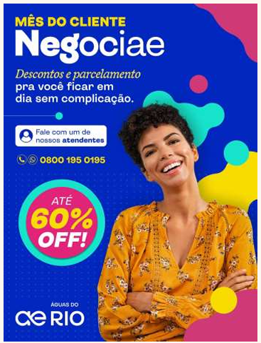 Águas do Rio - Negociae (Até 60% OFF)